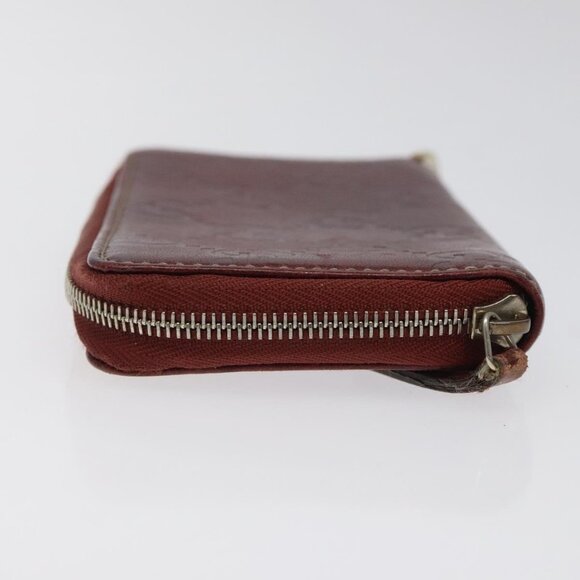 GUCCI GG Canvas Guccissima Coin Purse Red 162848 Auth am8179 - Picture 6 of 16